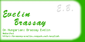 evelin brassay business card